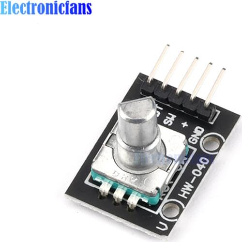 360 Degrees Rotary Encoder Module For Arduino Brick Sensor Switch Development Board KY-040 With Pins
