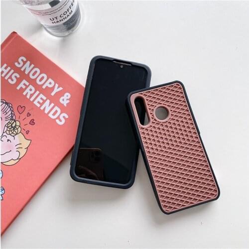 For Huawei P40 P30 Pro Mate30 Mate 30 Pro Nova7I Soft Silicone Waffle Sole Phone Back Cover Shockproof Phone Case