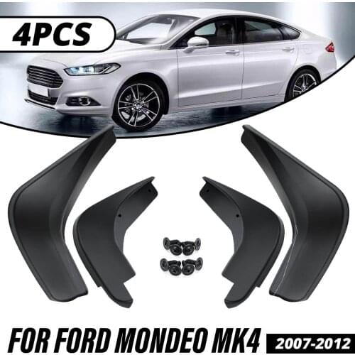 Set Car Front Rear Mudflaps Mudguards Fender Flares Splash Guards Mud Flaps for Ford Mondeo 2007-2012 2012 2011 2010 2009 2008