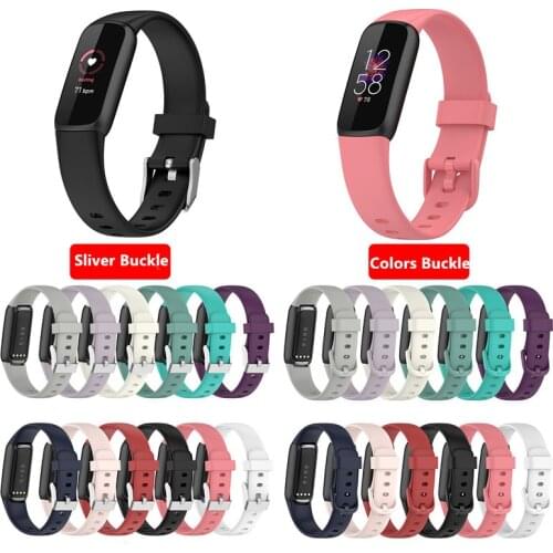 2021 New Silicone Band For Fitbit Luxe Soft Sports Watch Wrist Strap Loop For Fitbit Luxe Bracelet Replacement