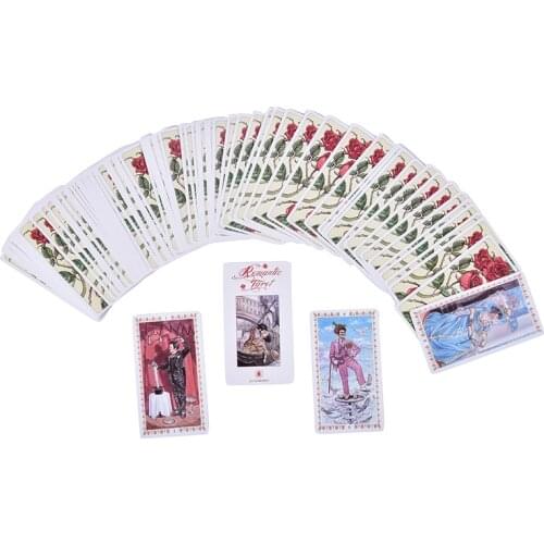 Romantic Tarot Cards Esoteric Fortune Telling Five Languages: English Spanish French Italian German