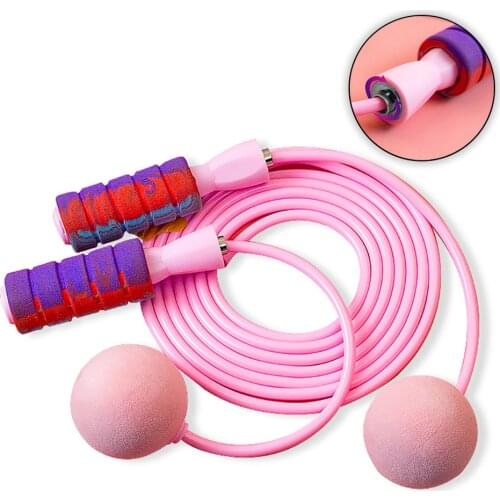 KoKossi Dual-use Rope/Cordless Jumping Rope Handle Comfortable Training Body Building Gym Home Fitness Equipment Skipping Rope