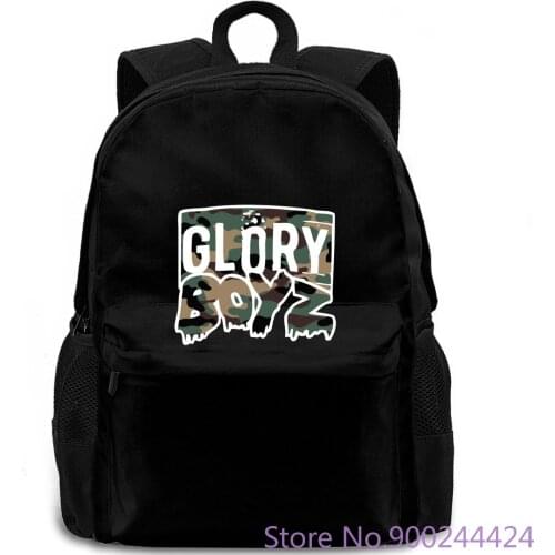 Glory Boys Camo Logo Mens Casual Plus Size Hip Hop Style S-3Xl Hot Cheap MenS backpack