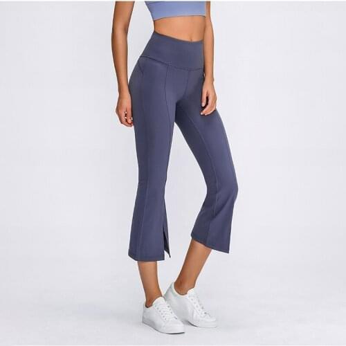 SALSPOR Women Yoga Pants Solid Qucik Dry Running Fitness Loose Wide Leg Gym Pants Casual Training Cycling Yoga Pants Female