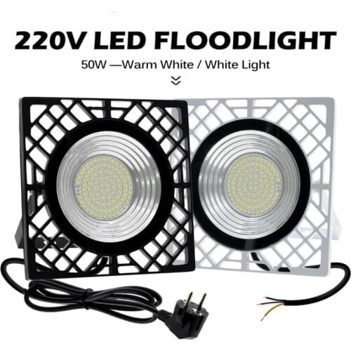 50W PIR Motion Sensor Flood Light LED Outdoor Lighting Reflector Waterproof for Garden Street Wall Lamp Spotlight Floodlights