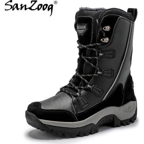 Winter Snow Boots Women Bottes Femme Hiver Chaude Black Beige Buty Zimowe Damskie Botas De Invierno Para Mujer 2020