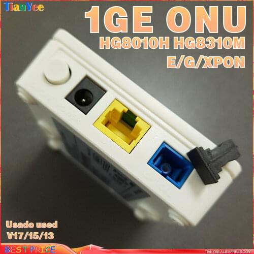 HG8310M Onu Gpon Epon Ont FTTH Fiberhome Modem Second Hand Hg8310m Hg8010H 1GE XPON Hybrid Free Shipping