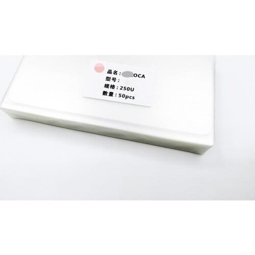 50pca/lot OCA optical clear adhesive For Samsung Galaxy J4 J6 + J610 J8 J810 A60 A605 LCD Screen Display Double-sided adhesive