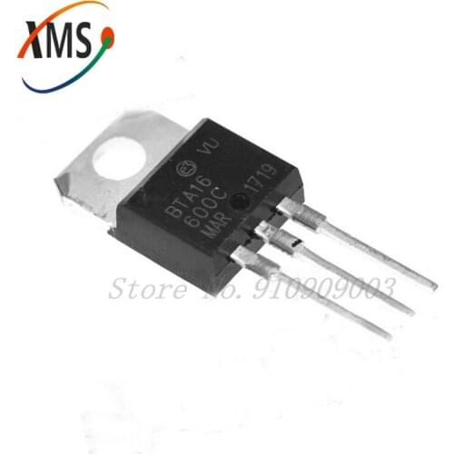5pcs BTA16-600C TO-220 BTA16-600 BTA16 160-600C Triacs 16 Amp 600 Volt TO220 new original