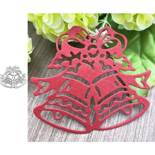 64*72mm Christmas Lace Bell New Metal Cutting Dies for Card DIY Scrapbooking Stencil Paper Craft Album Template Dies