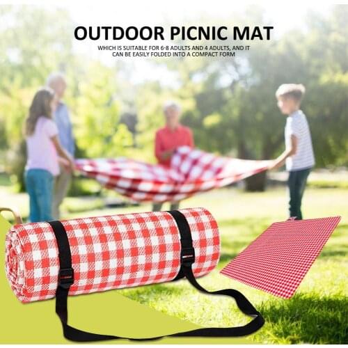 Aluminum Film Picnic Camping Mat Outdoor Tent Ground Mat Waterproof Thickened Park Blanket Beach Mat Children Play Mattress