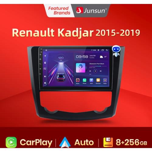 Junsun V1 pro 2G+32G Android 10 For Renault Kadjar 2015 - 2017 Car Radio Multimedia Video Player Navigation GPS 2 din DVD
