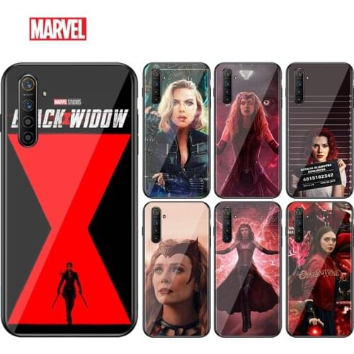 Black Widow Scarlet Witch For OPPO A94 A11 X A9 A12 E A93 A92 A73 A72 A53 S A52 A32 A31 AX7 A7 A5 Pro 2020 Black Phone Case