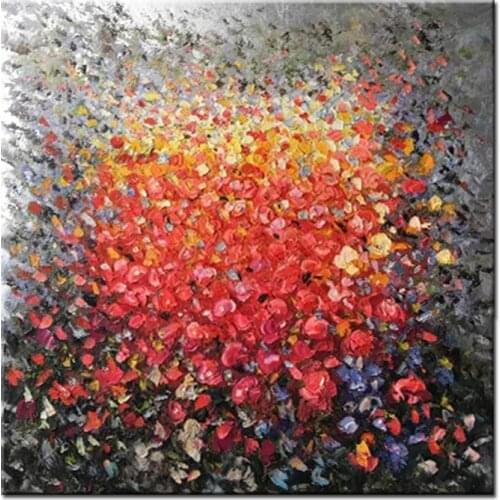 Large Wall Oil Painting Palette Knife Texture Art Canvas Wall Art 100% Hand-painted Modern Oil Paintings Canvas Wall Art Decor