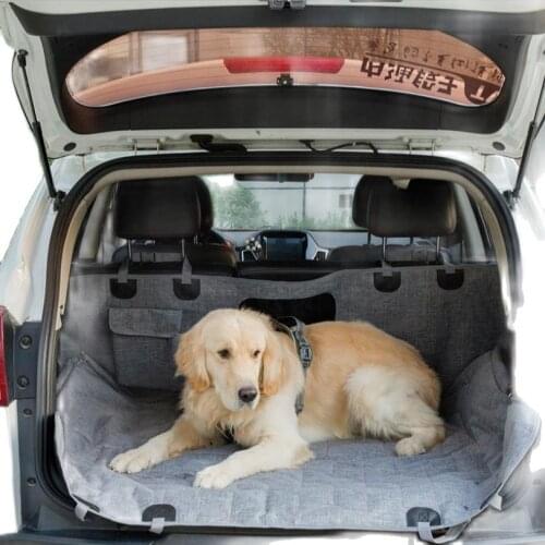 Dog Car Seat Cover for Car Rear Back Seat Visible Mesh Waterproof Pet Puppy Car Seat Protector Match Multiple Car Models