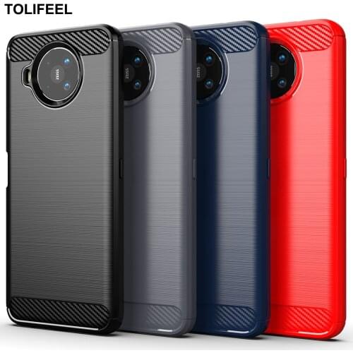 Carbon Fiber Case For Nokia 1.3 1.4 2.3 2.4 3.4 5.3 5.4 8.3 5G Soft Silicone Shockproof Phone Cover For Nokia X10 X20 G10 G20