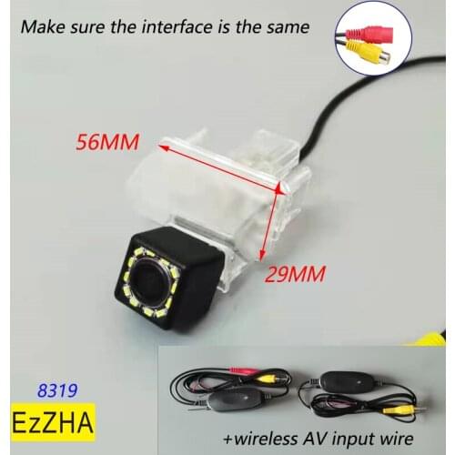 4LED HD Rear Camera Reversing Backup Camera Rearview License Plate Parking Camera Waterproof for Citroen C4L DS4 DS 4 2010-2015