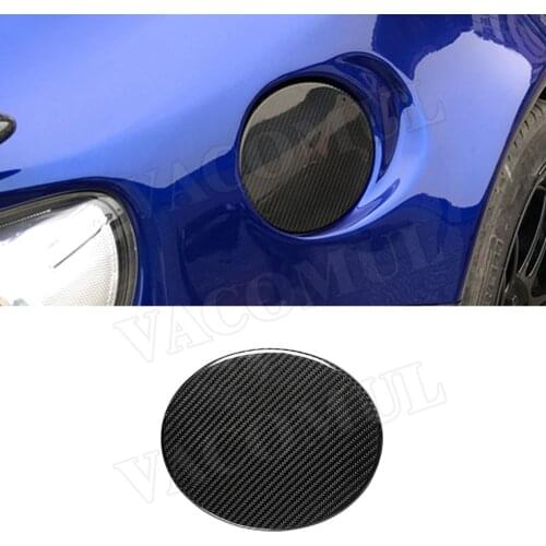 Carbon Fiber Outside Oil Filler Door Fuel Tank Cap Trim Cover For Toyota GT86 FT86 ZN6 Subaru BRZ 2013-2017