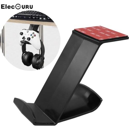 No Drilling Game Controller Headphone Under Table Hanger Mount Gamepad Holder for PS4/PS5/XBox/XBox One