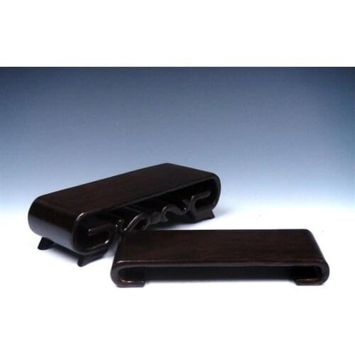 NEW Mahogany Hard Wood Large 2-in-1 Stands For *Netsuke, Snuff Bottles, Statue