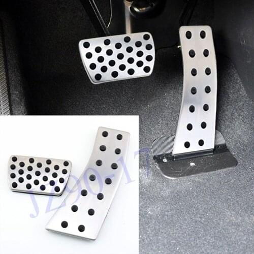 Antiskid Pad Manual brake pedal AT Brake Accelerator Gas Fulel Clutch Pedal Cover Fit For Honda Spirior URV Avancier 2014-2017