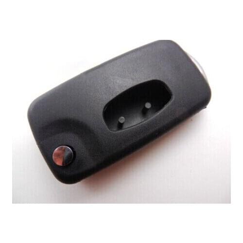 Blank modified flip folding remote key shell for Mitsubishi Outlander/Grandis 2 Buttons FOB Car Key Case Blanks