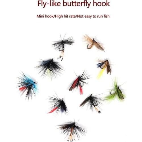 RQNQ 10pcs 2021 New Metal Jig Head Barbed Hook Swim Jig Fishing Lure Feather Jighead Pike Trout Bass Fishing Jigs Fishing Tackle