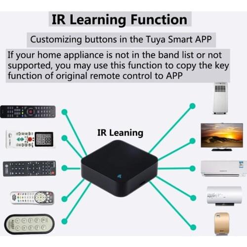 Smallest Min WiFi Smart IR Remote Controller Smart Home Compatible with Alexa, Google Assistant, IFTTT, Smart Life, TuyaSmart