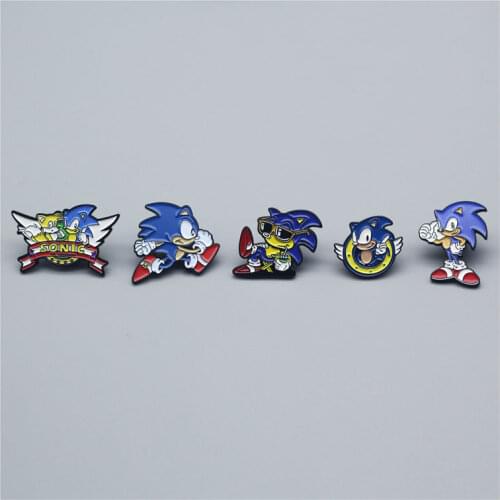 Cute Cartoon Comic Brooch Interesting Metal Enamel Badge Denim Jacket Backpack Pin Decoration Childrens Fashion Jewelry Gifts