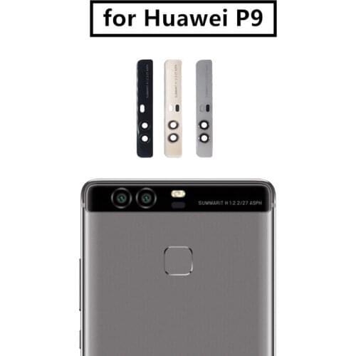 2pcs for huawei p9 Camera Glass Lens Back Rear Camera Glass Lens with Glue Replacement Repair Spare Parts