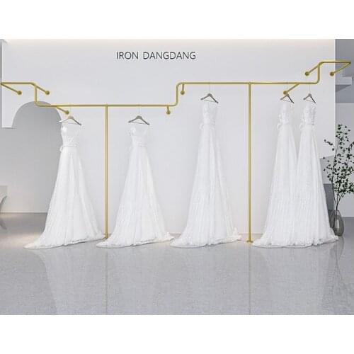 Wedding rack high-grade display rack photo studio wall hanging display rack clothing store hangers support customization