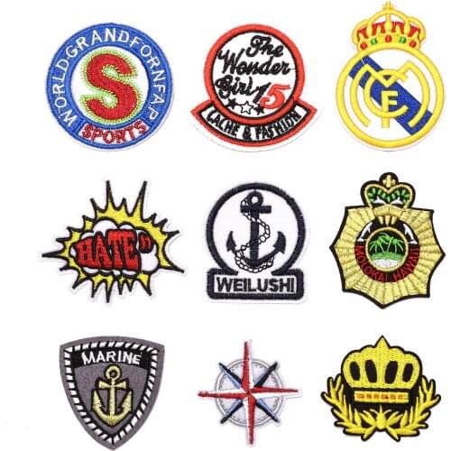 High-quality Fashion Embroidery Clothing Accessories Bags Shoes Hats Accessories Handmade Patches