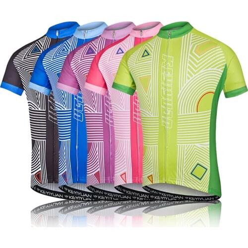 KEYIYUAN Cycling Clothes Mountain Bike Bicycle Uniform Summer Wielerkleding Heren Cycling Clothes Camisa Ciclismo Masculina