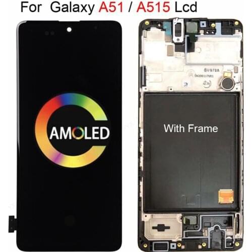 For Samsung Galaxy A51 A515 LCD Display Touch Screen Digitizer A515FN/DS Sensor Glass Assembly Replacement For Samsung A51 lcd