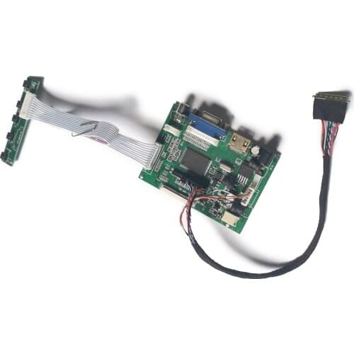 LCD monitor controller drive board DIY kit matrix 60Hz WLED VGA AV LVDS 1600*900 for B140RW01/B140RW02/B140RW03 40 Pin