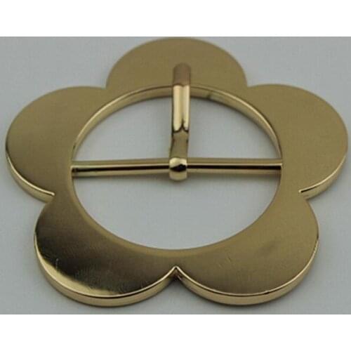 10 PCS / lot) luggage handbags hardware accessories large large flower belt deduction needle buckle decorative accessories