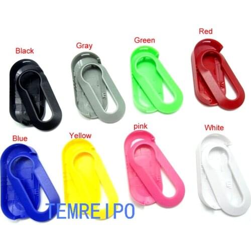 20pcs/lot Replacement key Cover Case for Fiat 500 Panda Punto Bravo Case Remote Key Shell Colorful