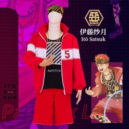 Anime Game Paradox Live Ito Satsuk Battle Suit HipHop Handsome Daily Uniform Cosplay Costume Men Halloween Free Shipping 2021New