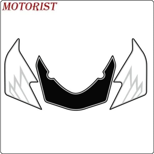 MOTORIST Front Fairing Motor Number Board 3D Gel Protector for HONDA VTR1000 V2 FIRESTORM 1997-2004