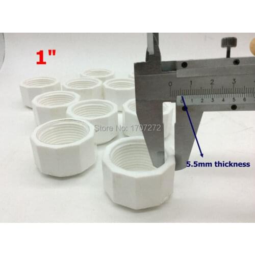 Free Shipping 10 pcs PPR Pipe Plugs 1" BSP female Thread Pipe Fitting End Cap Plug