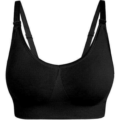 Pregnant Women Seamless Breastfeeding Bra Adjustment Gather No-rims Front Buckle Large Size Underwear High Elasticity Comfort