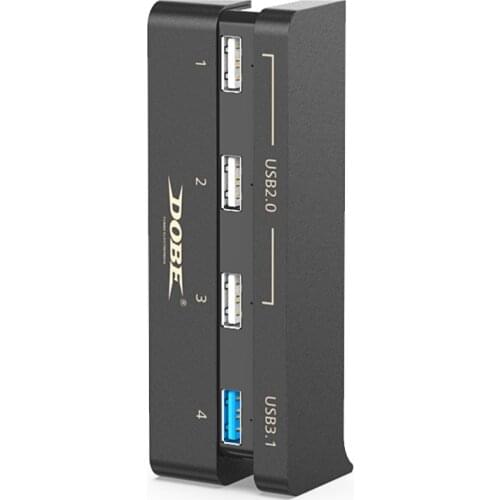 PS4 Slim USB Hub For PS4 4 in 1 High Speed Adapter 1 USB 3.0 Port 3 USB 2.0 Ports For PS4 Slim Gaming Console Accessories