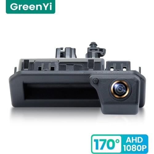 GreenYi 170° HD 1080P Car Rear View Camera for Audi Q2 Q2L A5 Skoda karoq KODIAQ Cayenne Polo Bora Night Vision Reverse AHD