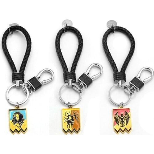 Game Fire Emblem Keychain Lion Pendant Key Ring Car Key Chain Chaveiro Holder Jewelry Gifts Men Women