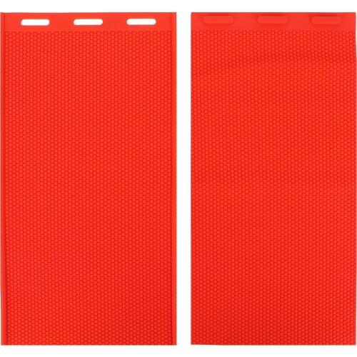 2Pcs Beeswax Sheet DIY Rubber Comb Foundation Press Mold Beekeeping Accessory Red bees Copper Plating Beeswax Press Mold