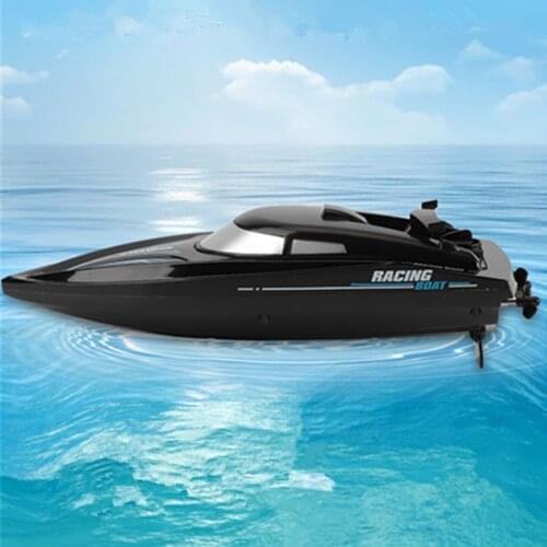 2.4G Remote Control Boat Speedboat Yacht Children Competition Boat Water Toy 30km Per Hour Waterproof Gauge Racing Ship RC Toy