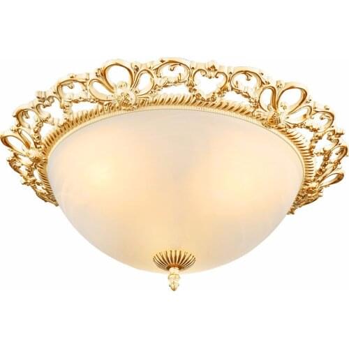Arrival Hot sale ceiling lights genuine alloy vintage ceiling lamp handmade golden high quality novelty ceiling light