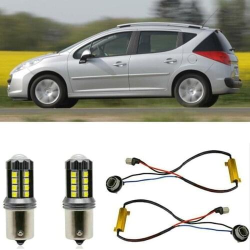 Fog lamps for PEUGEOT 207 SW WK Stop lamp Reverse Back up bulb Front Rear Turn Signal error free 2pc