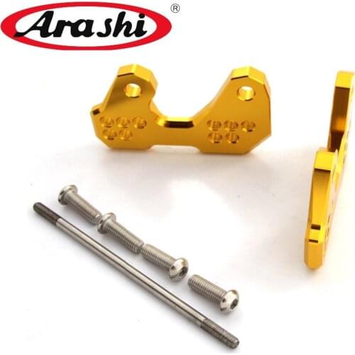 Arashi For YAMAHA YZF R3 R25 15-16 CNC Adjustable Rearsets Base Bracket YZF-R3 YZF-R5 2015 2016 Foot Pegs Mount Bracket Plate