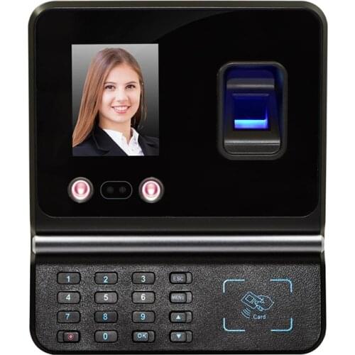 2.8" Display F620 Face Recognition Terminal Punching Machines Time Attendance Biometric Fingerprint Access Control System
